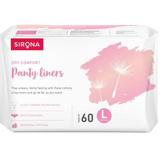 Ultra-Thin Premium Panty Liners (Regular Flow) 60 Counts - Large