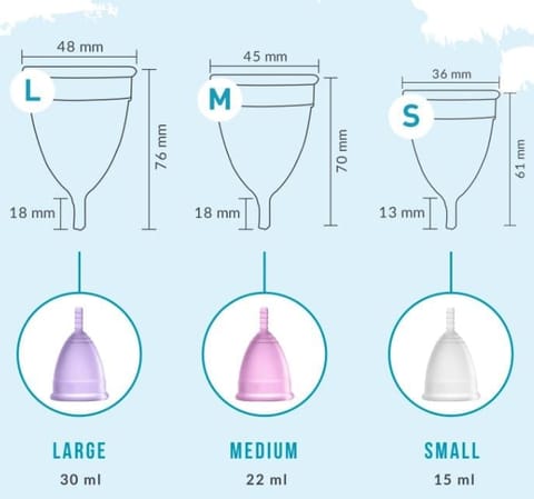 Sirona Reusable Menstrual Cup with Medical Grade Silicon - Small (1 Unit)