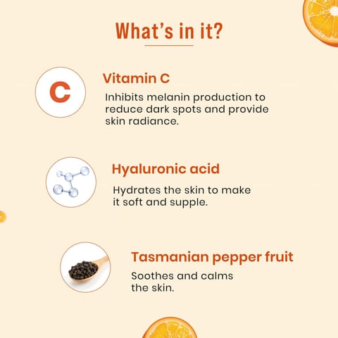 Sirona Vitamin C Face Cream for Hydrates Skin, Provides Skin Radiance & Reduces Dark Spots, 50 gm