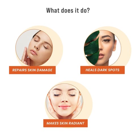 Sirona Vitamin C Face Serum for Men & Women 30 ml for Repair Skin Damage, Heals Dark Spots