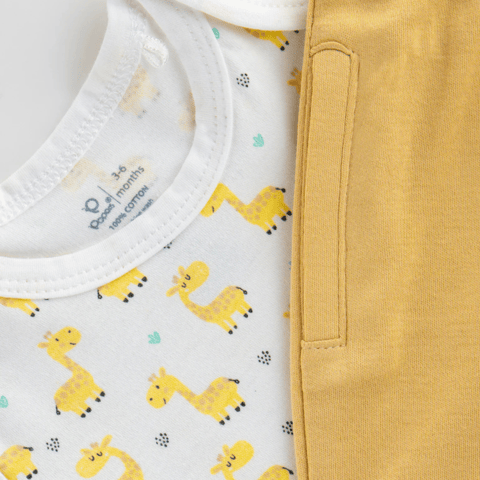 Popees Stylish & Skin-friendly Bodysuit Cord Set for Boys