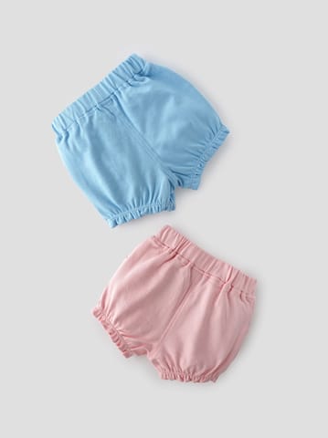 Popees Skin-friendly & Comfy Shorts for Girls (Pack of 2)