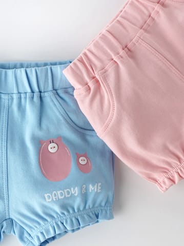Popees Skin-friendly & Comfy Shorts for Girls (Pack of 2)