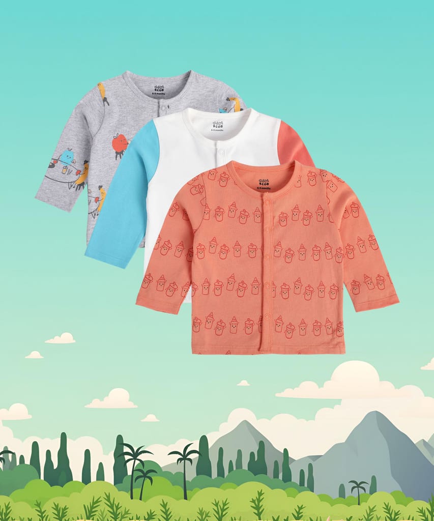 MINI KLUB  PO3 FRONT OPEN VEST [0-3M]