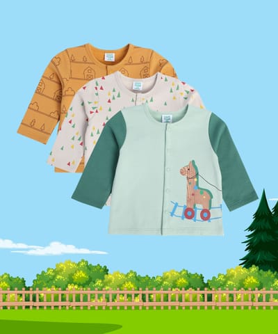 MINI KLUB  PO3 FRONT OPEN VEST [3-6M]