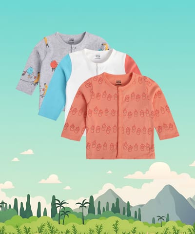 MINI KLUB  PO3 FRONT OPEN VEST [9-12M]