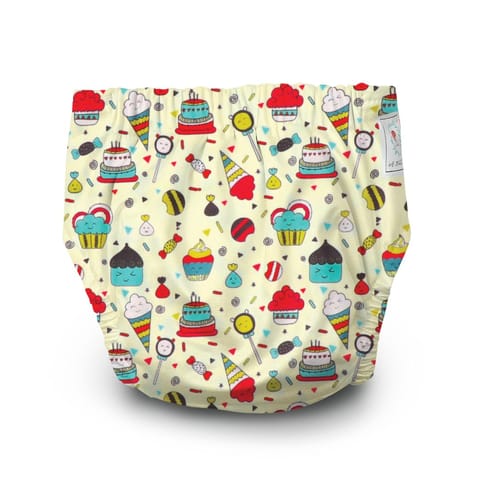 A Toddler Thing Ultra Diaper Sweet Tooth with Organic Insert - Heavy Wetter - 5 layer