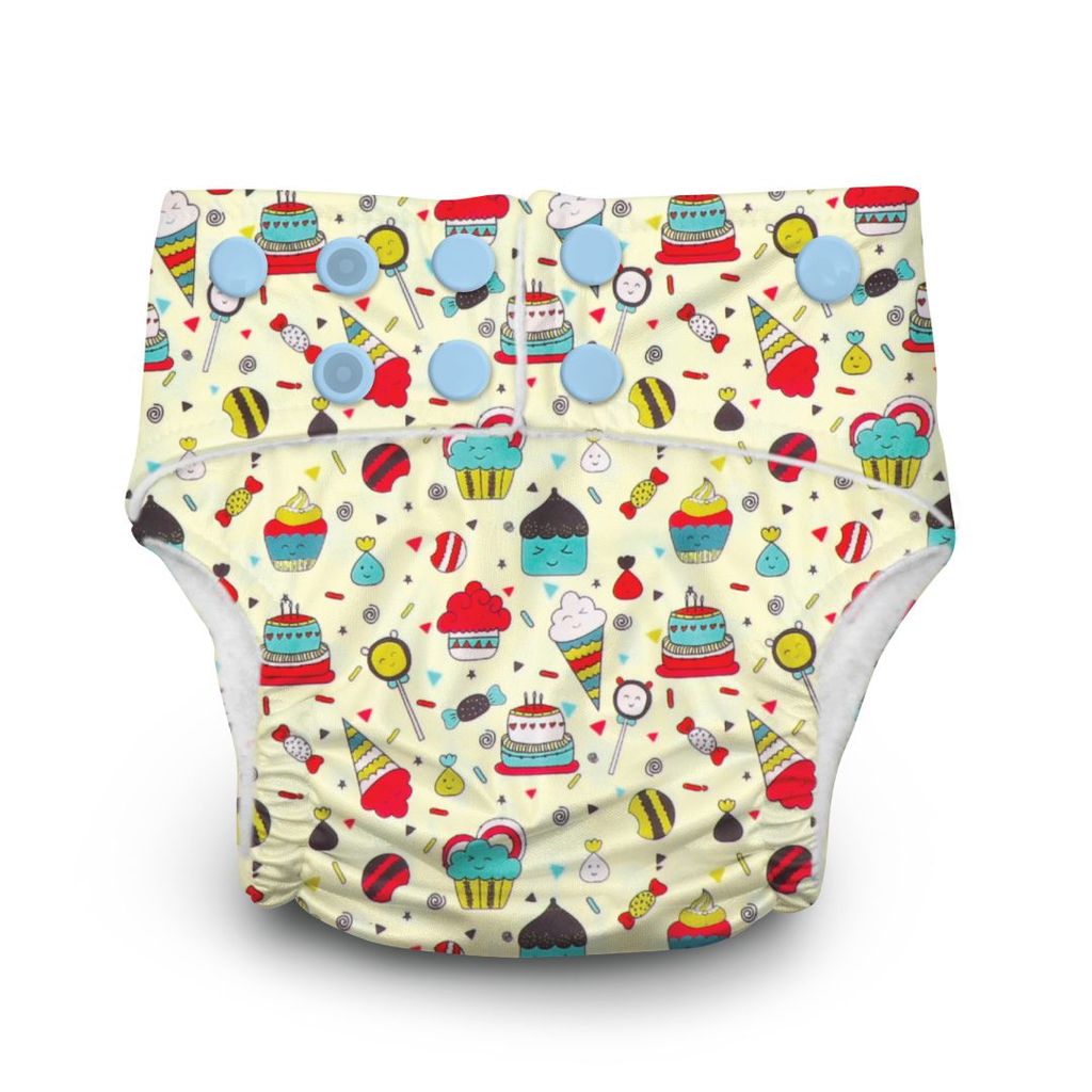 A Toddler Thing Ultra Diaper Sweet Tooth with Organic Insert - Heavy Wetter - 5 layer
