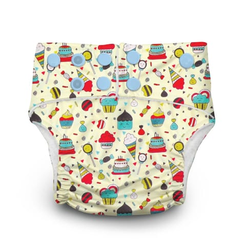 A Toddler Thing Ultra Diaper Sweet Tooth with Organic Insert - Heavy Wetter - 5 layer