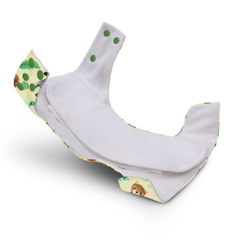 A Toddler Thing Ultra Diaper Jungle Safari with Organic Insert - Heavy Wetter - 5 layer