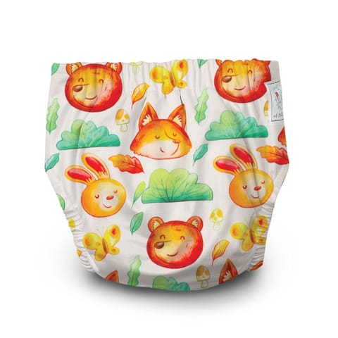 A Toddler Thing Ultra Diaper Into The Woods with Organic Insert - Heavy Wetter - 5 layer