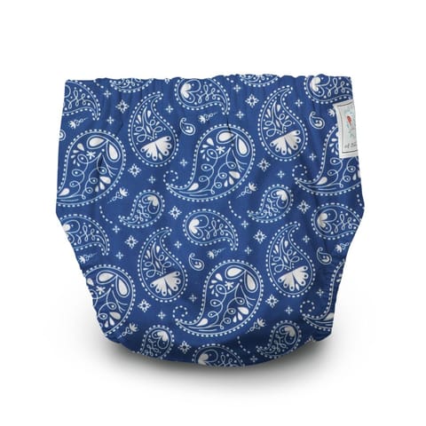 A Toddler Thing Ultra Diaper Indigo with Organic Insert - Heavy Wetter - 5 layer