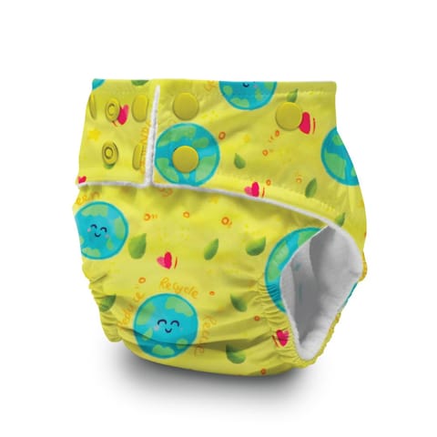 A Toddler Thing Ultra Diaper Go Green with Organic Insert - Heavy Wetter - 5 layer