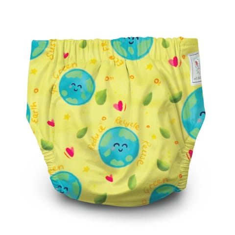 A Toddler Thing Ultra Diaper Go Green with Organic Insert - Heavy Wetter - 5 layer