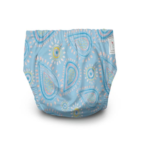 A Toddler Thing Ultra Diaper Floral Paisley with Organic Insert - Heavy Wetter - 5 layer