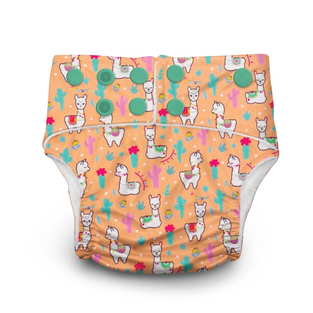 A Toddler Thing Ultra Diaper Drama Lama with Organic Insert - Heavy Wetter - 5 layer