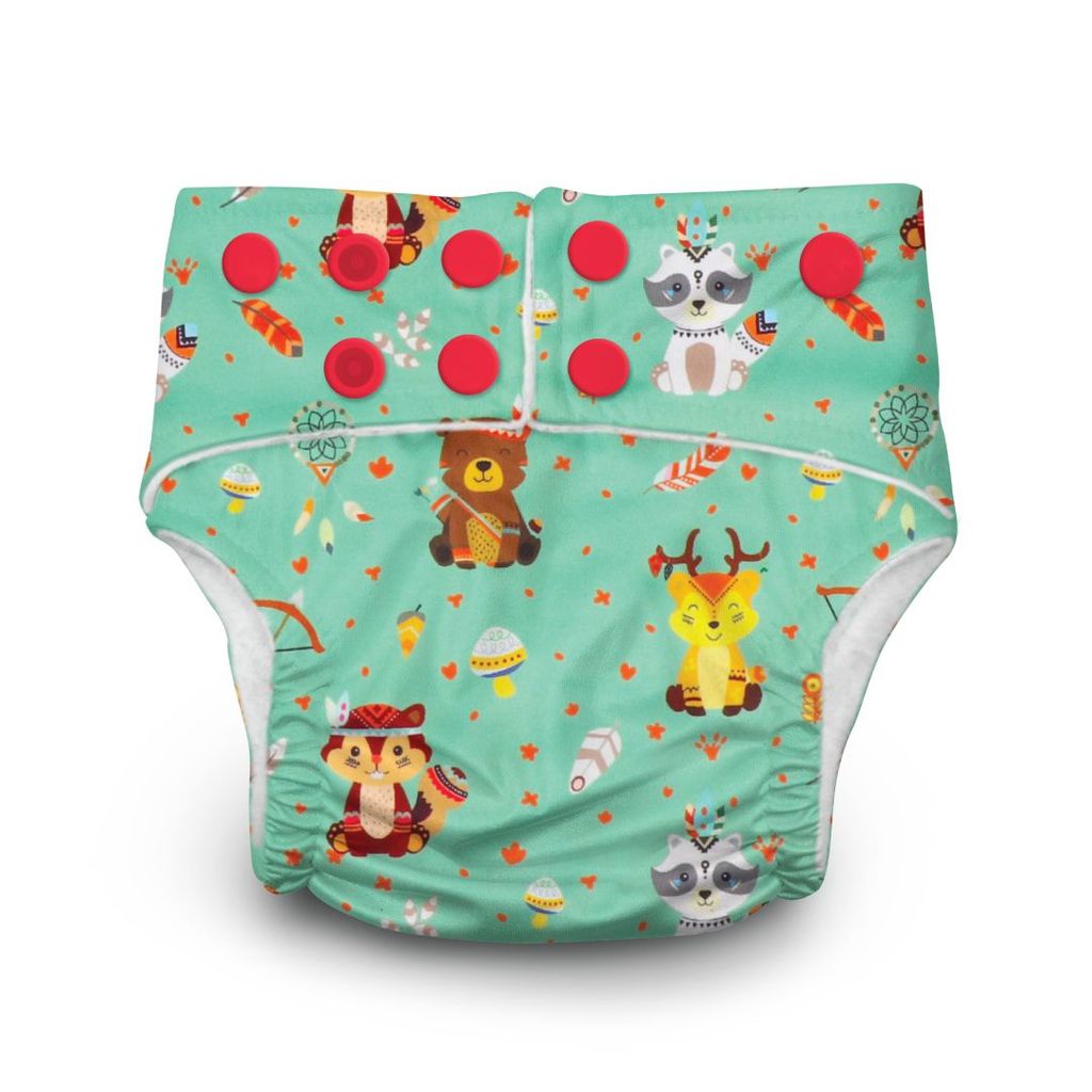 A Toddler Thing Ultra Diaper Bohemania with Organic Insert - Heavy Wetter - 5 layer