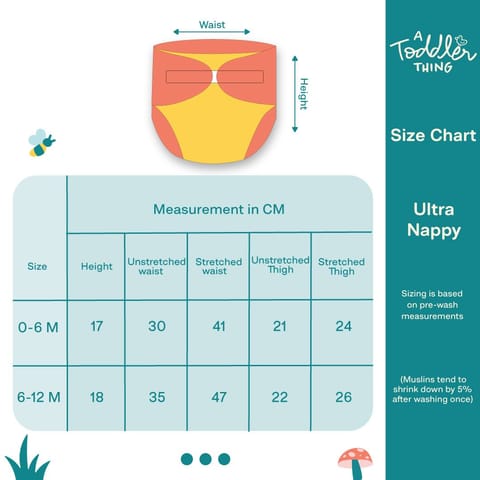 A Toddler Thing Ultra Nappies -  Sloth Baby