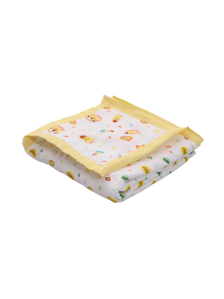 A Toddler Thing Muslin Reversible Blanket -  Jungle Combo