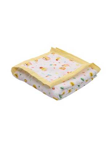 A Toddler Thing Muslin Reversible Blanket -  Jungle Combo