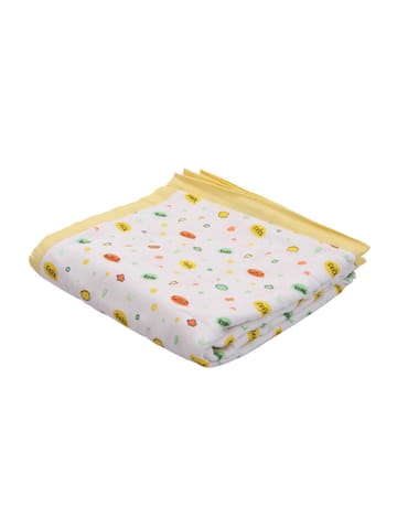 A Toddler Thing Muslin Reversible Blanket -  Jungle Combo