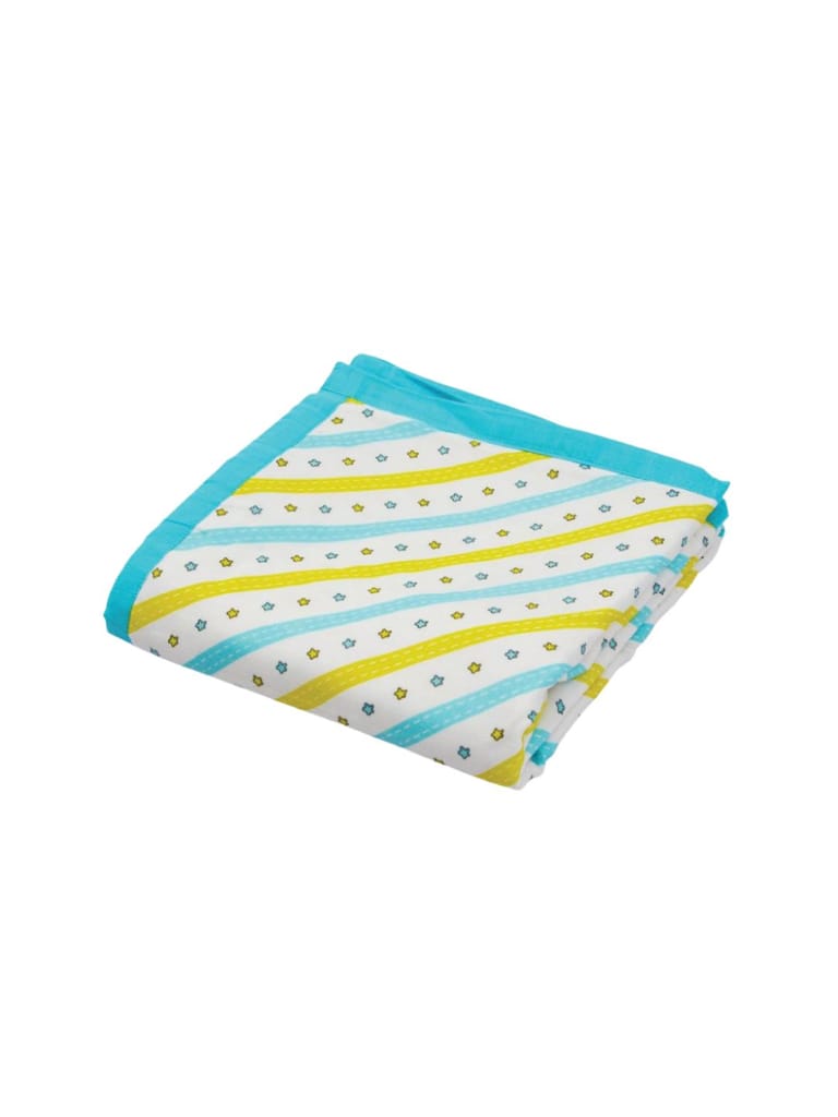 A Toddler Thing Muslin Reversible Blanket -  Buzzing Bee