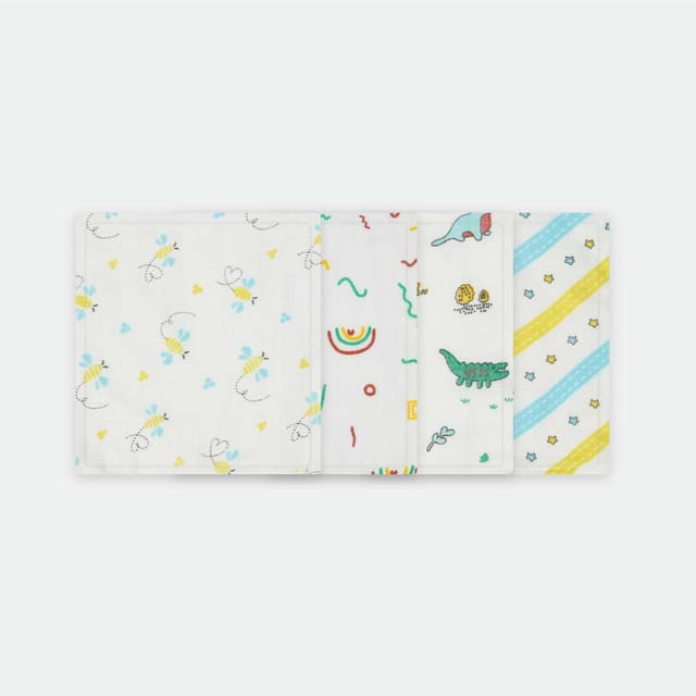 A Toddler Thing Muslin Wipes Small - Pack of 4