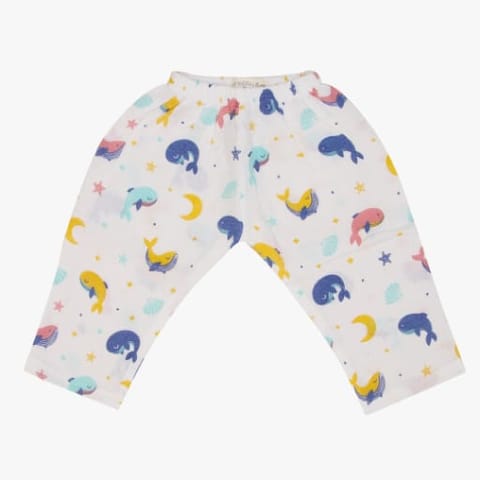A Toddler Thing Muslin Sleepsuit - Whale Star