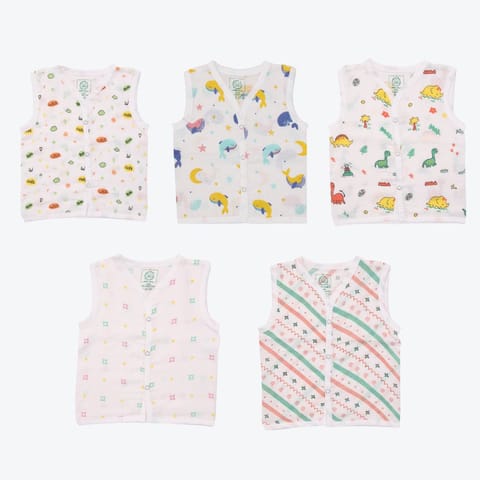A Toddler Thing Muslin Jabla Button Combo 1 - Pack of 5