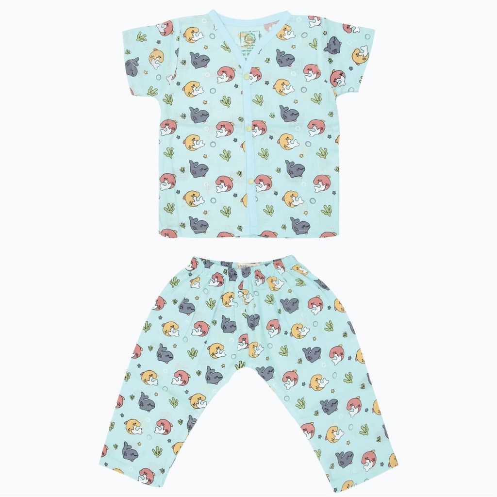 A Toddler Thing Muslin Sleepsuit - Dollyfin - 4-5 Years