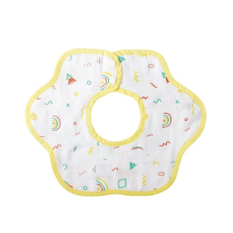 A Toddler Thing Muslin Reversible Bib - Stone Age