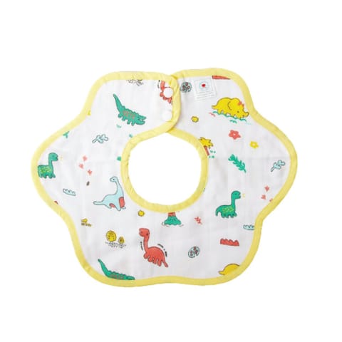 A Toddler Thing Muslin Reversible Bib - Stone Age