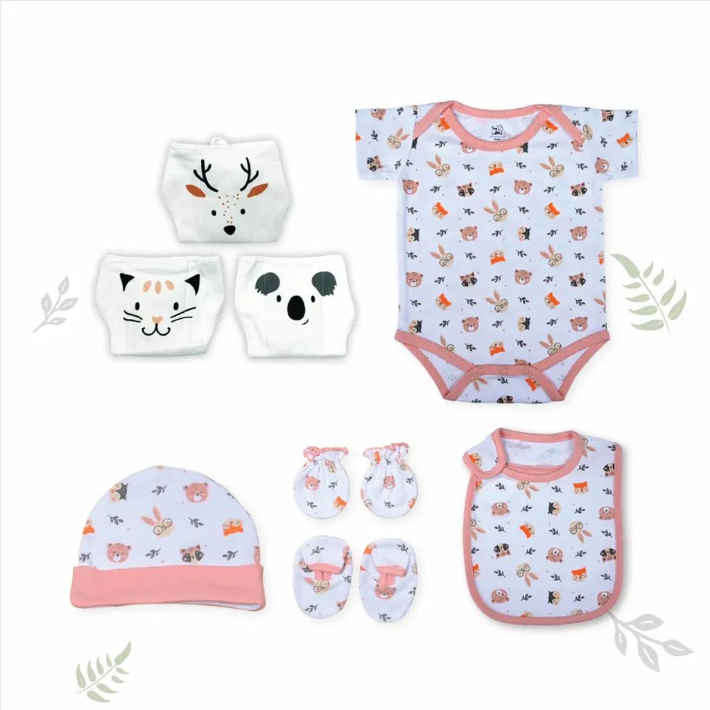 Tiny Lane Tiny Wild Series Infant Gift Set | Pack of 8