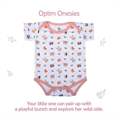 Tiny Lane Adorable Baby Onesies - Jolly Ride + Honey Bunny (Pack of 2)