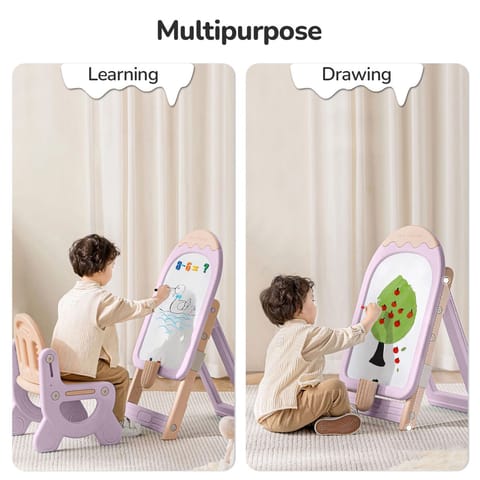 R for Rabbit Little Genius Candy- Set of Board & Chair Purple