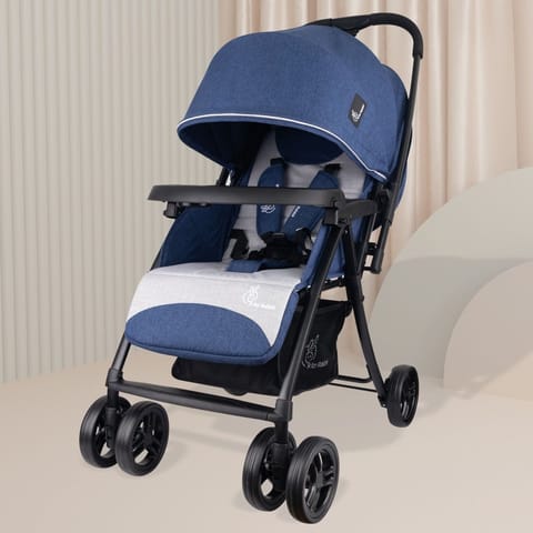 R for Rabbit Poppins Joy Cute Stroller For Kids Blue Grey
