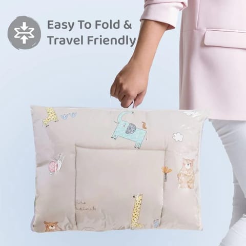 R for Rabbit Snuggy Cozy Baby Bedding With Blanket & Pillow And Odour Free Tan Brown