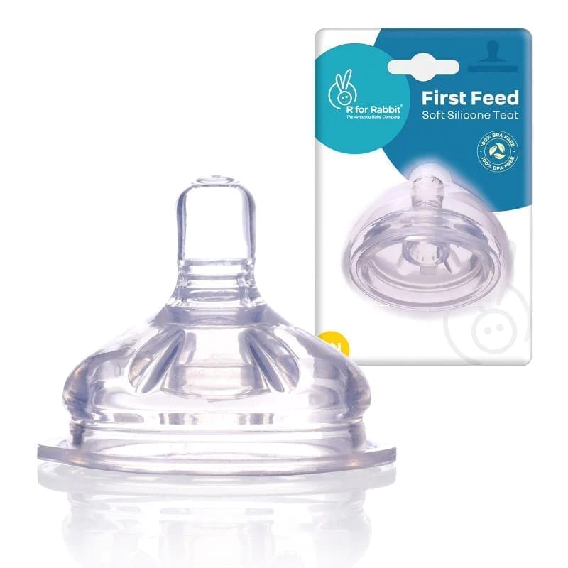R For Rabbit First Feed Soft Silicone Teat Steebo Giffy Stainless Steel Bottles