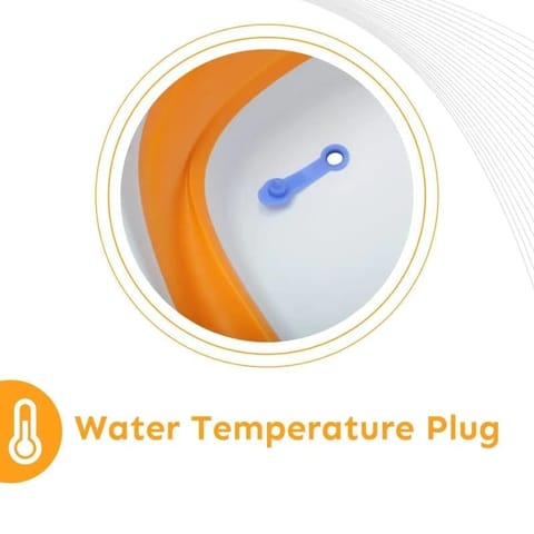R for Rabbit Bubble Double Elite Bath Tub Orange