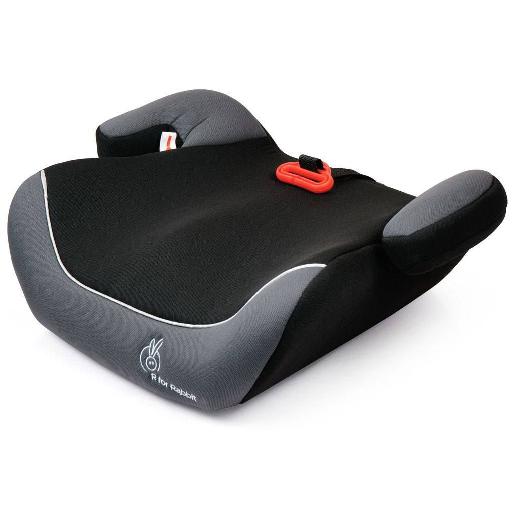 R for Rabbit Little Jack Booster Car Seat Black Grey