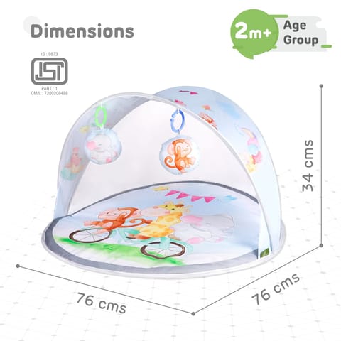 R for Rabbit First Play Safari Play Gym For Kids Grey