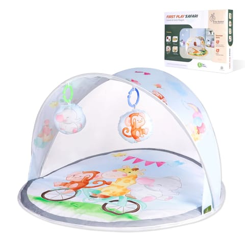 R for Rabbit First Play Safari Play Gym For Kids Grey