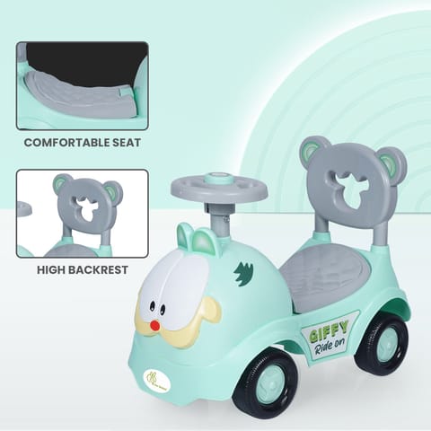 R for Rabbit Giffy Ride On Car For Kids Green