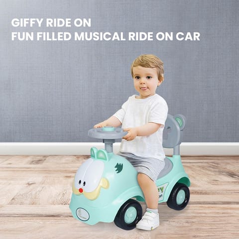 R for Rabbit Giffy Ride On Car For Kids Green