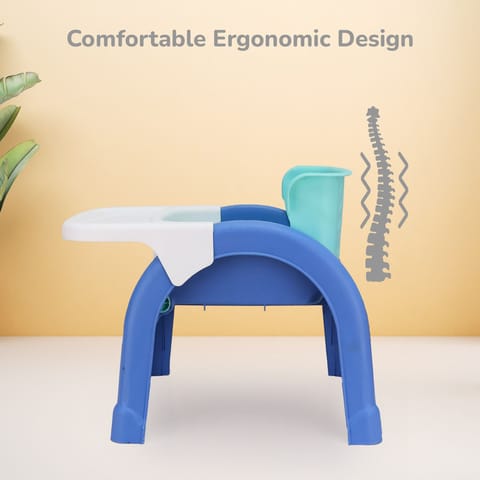 R for Rabbit Jelly Bean 3 In 1 Multi-Functional Kids Chair Green Blue