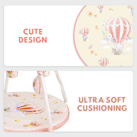 R for Rabbit First Play Cozy Play Gym Elevate Your Baby's Playtime Experience Pink