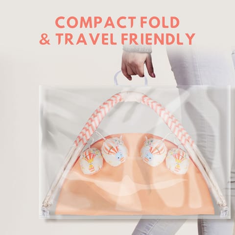 R for Rabbit First Play Cozy Play Gym Elevate Your Baby's Playtime Experience Pink