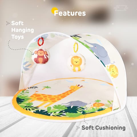 R for Rabbit First Play Safari Play Gym For Kids Orange