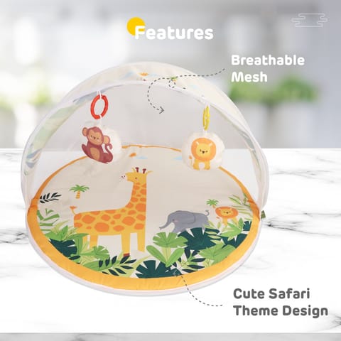 R for Rabbit First Play Safari Play Gym For Kids Orange