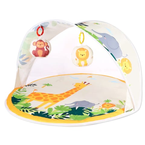 R for Rabbit First Play Safari Play Gym For Kids Orange